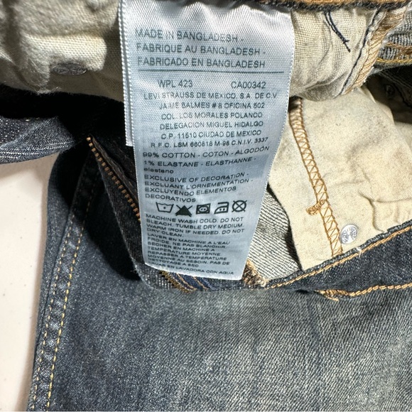 Levi’s Jeans Men’s 30x30 Denim Signature Straight Leg Famous Riveted Strength - Picture 10 of 10